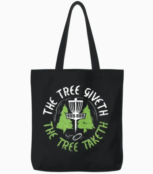 Disc Golf Tote Bags in Black