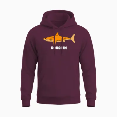 Idée Cadeau Pour Roux | Rouquin | Requin Roux T-Shirt Haut De Gamme Unisex Hoodie - Maroon