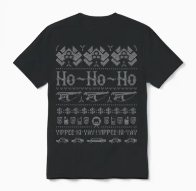 Die Hard: Yippee Ki Ya - Awesome Christmas Sweat Unisex T-Shirt - Black