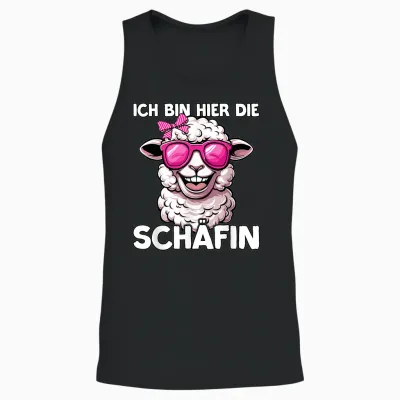 Ich Bin Hier Die Schäffin | Vorgesetzte | Chefin Unisex Tank Top - Black