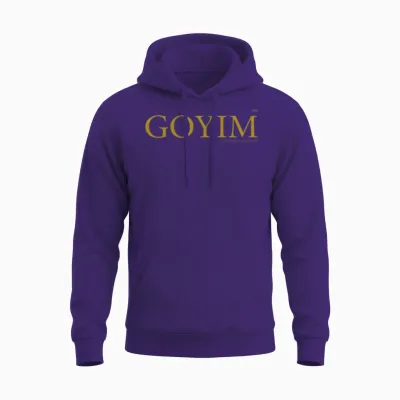 Goyim, Gold Unisex Hoodie - Purple