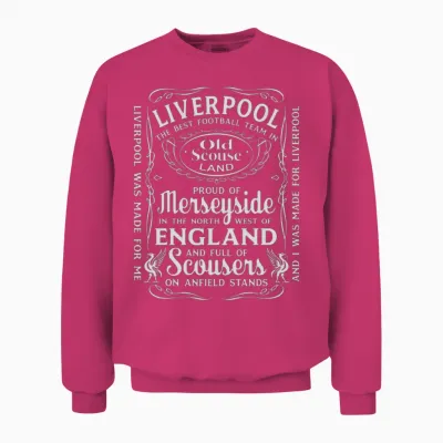 Liverpool the Best Team in Old Scouse Land Unisex Sweatshirt - Heliconia
