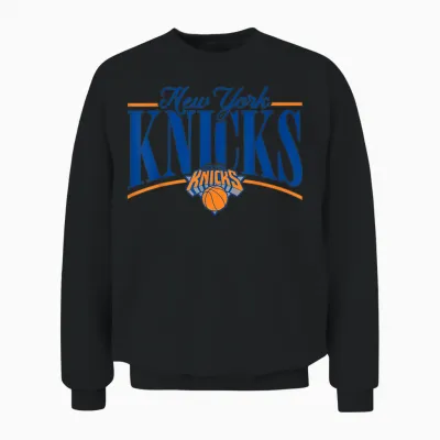 New York Knicks Nba Logo Unisex Sweatshirt - Black