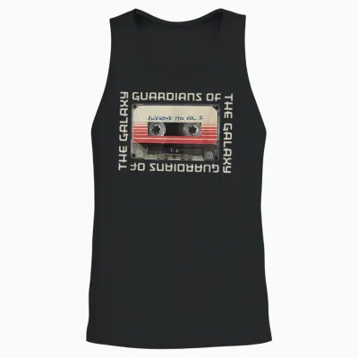 Guardians of the Galaxy Vol.2 Cassette T-Shirt, Black Unisex Tank Top - Black