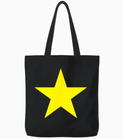 Vietnam-Flagge, Vietnamesische Flagge, Patriotische Herren, Kinder, Damen Tote Bags - Black