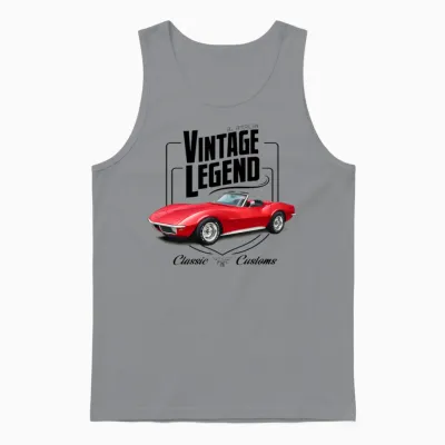 Vintage Classic Red Legend Unisex Tank Top - Sport Grey