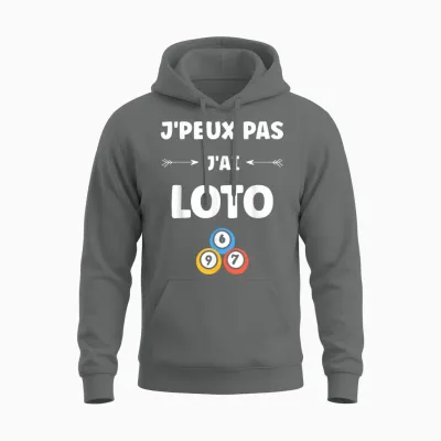 Games Draw Humor Lottery I Can Not I Have Lotto Unisex Hoodie - Graphite Heather