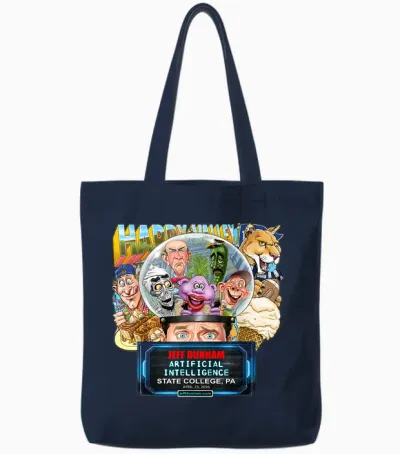 Jeff Dunham State College, Pa (2026) Tote Bags - Navy