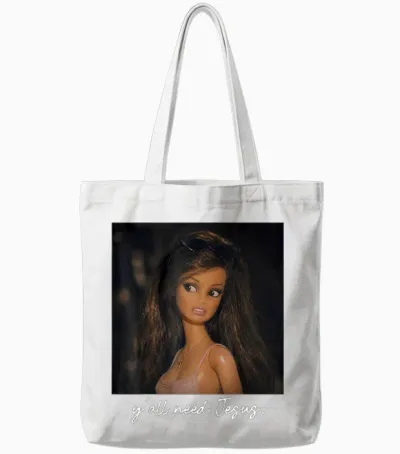 Ya'll Need Jesus Disgusted Face Christian Funny Tote Bags - White