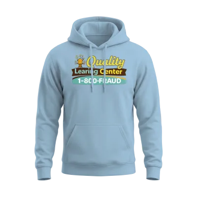 Quality Learing Center Unisex Hoodie - Light Blue