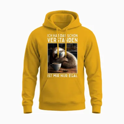 Hab Das Schon Verstanden Ist Mir Nur Egal Süßes Slotier T-Shirt, Black Unisex Hoodie - Gold
