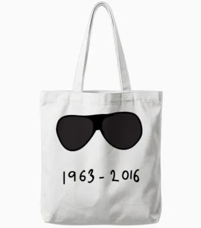 George Michael Tribute 1963 2016 Tote Bags - White