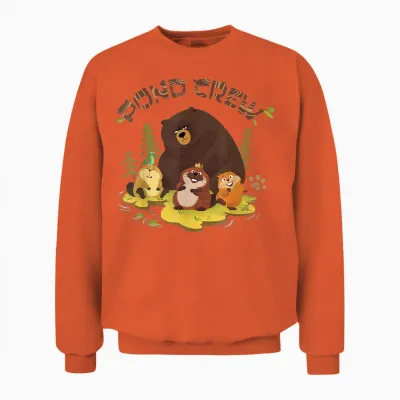 Disney and Pixar's Hoppers Pond Crew Beaver Mabel & Friends Unisex Sweatshirt - Orange
