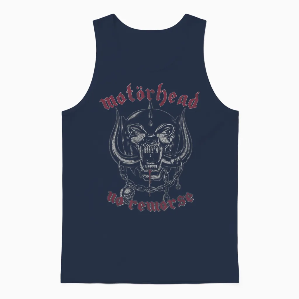 Motörhead No Remorse 1984 Tour Unisex Tank Top in Navy