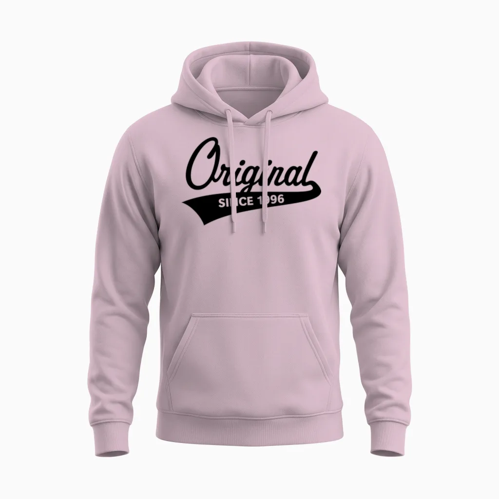 Original Since 1996 (year of Birth, Birthday / B) Unisex Hoodie in Light Pink