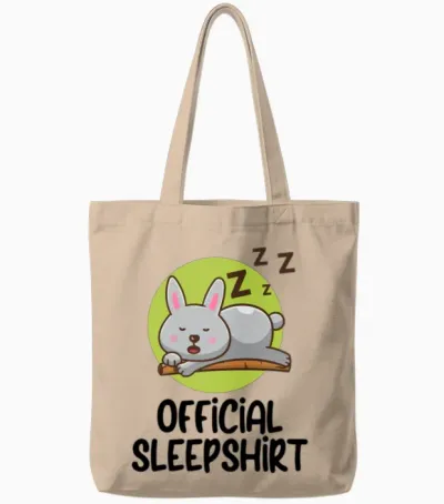 Funny Animal Shirt Funny Picture Tote Bags - Natural