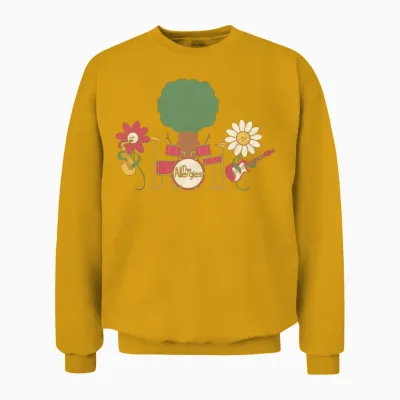 The Allergies Dark Retro Unisex Sweatshirt - Gold