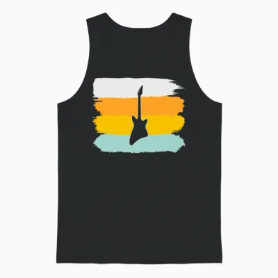Eguitar Retro Unisex Tank Top - Black