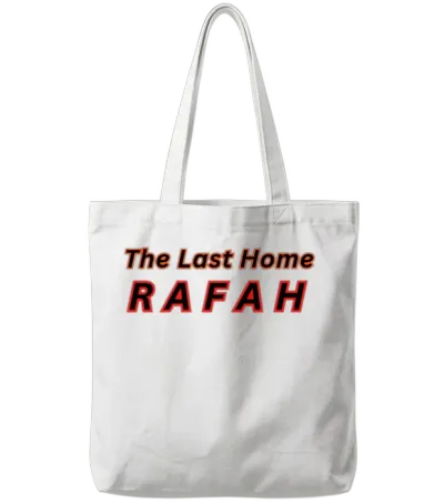 The Last Home Rafah Tote Bags - White