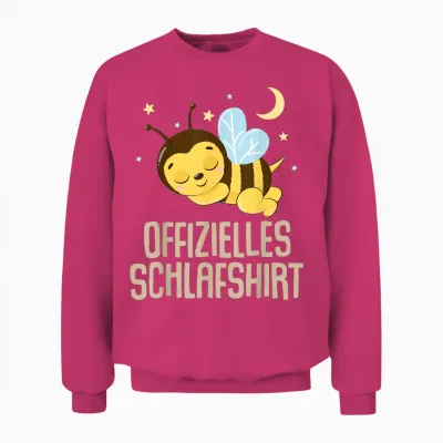 Offizielles Schlafshirt Herren Biene Lustig Geschenk Fun Unisex Sweatshirt - Heliconia