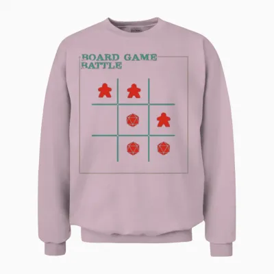 Board Game Battle Unisex Sweatshirt - Light Pink