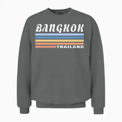Bangkok Thailand / Gift Capital City Unisex Sweatshirt - Graphite Heather