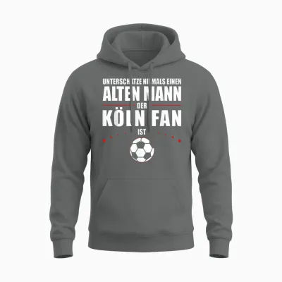 Köln Geschenk Ultras Kölle Cologne Südkurve Kölner Karneval Unisex Hoodie - Graphite Heather
