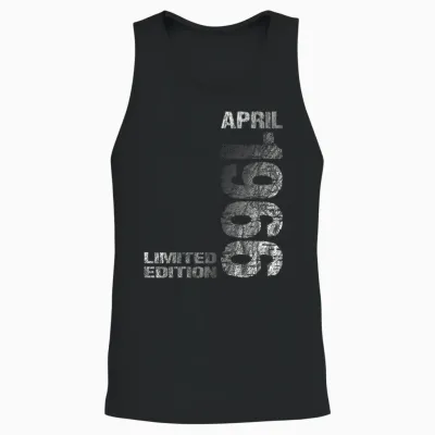 Limited Edition April 1966 Mann Frau 60. Geburtstag Unisex Tank Top - Black