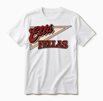 Ella Surname Funny Retro Vintage 80s 90s Gifts for Men Women Unisex T-Shirt - White