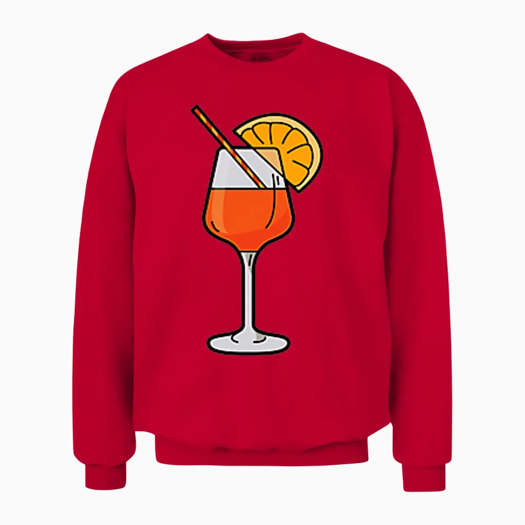 Spritz Logo Aperölchen Aperölchen Aperölchen Jga Unisex Sweatshirt in Red
