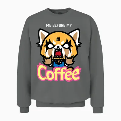 Aggretsuko I Need My Coffee Rage Unisex Sweatshirt - Graphite Heather