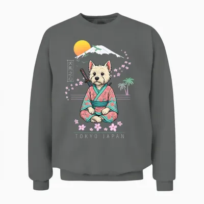 West Highland White Terrier Unisex Sweatshirt - Graphite Heather