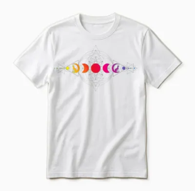 Psychedelic Acid Folk Trance Rock Edm Festival Goa Rave T-Shirt, Black Unisex T-Shirt - White