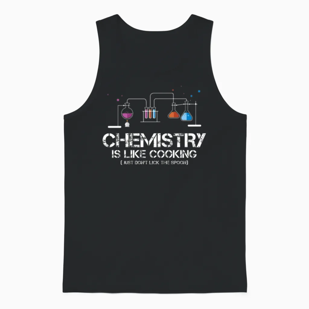 Chemistry Cooking - Chefs & Cooks Unisex Tank Top in Black