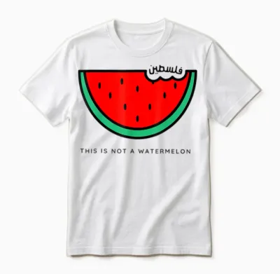 Kollektion 'this Is Not a Watermelon' Unisex T-Shirt - White