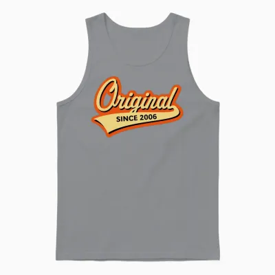 Original Since 2006 (year of Birth, Birthday / 3c) Unisex Tank Top - Sport Grey