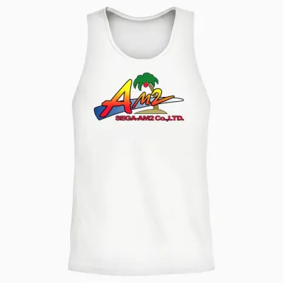 Vintage Am2 Retro Console Unisex Tank Top - White