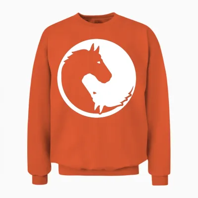 Horse Unisex Sweatshirt - Orange