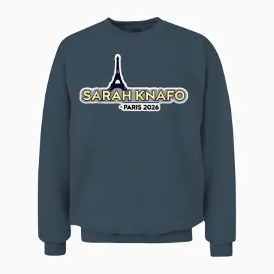 Sarah Knafo - Paris 2026 Unisex Sweatshirt - Dark Heather