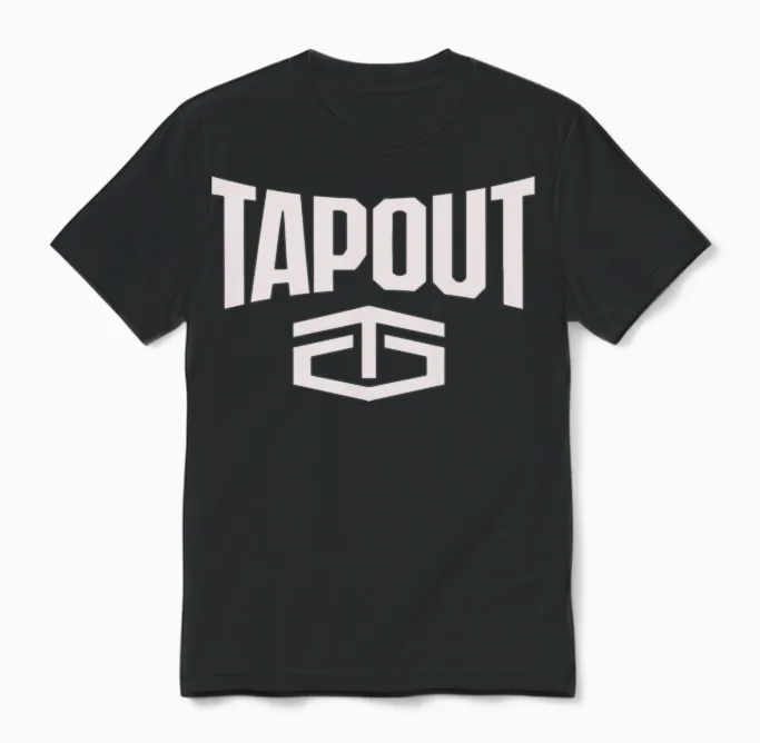 Tapout Logo New Unisex T-Shirt in Black