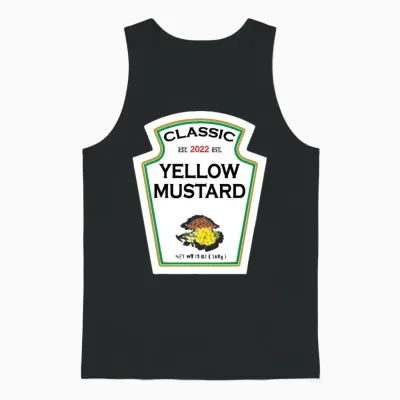 Yellow Mustard Diy Halloween Costume Matching Grou Unisex Tank Top - Black