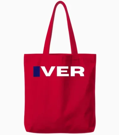 F1 Grid Names Max Verstappen Tote Bags - Red