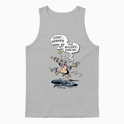 Werner Rhrich Eckat Werner Die Russen Zind Da Unisex Tank Top - Ash