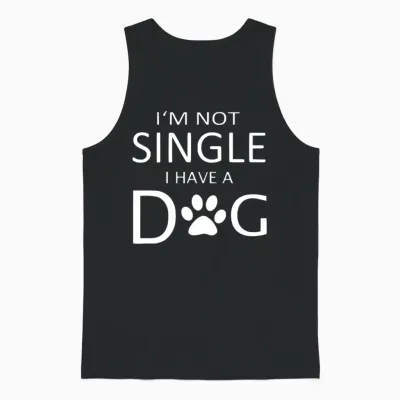 Im Not Single I Have 2 Unisex Tank Top - Black