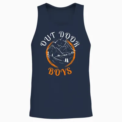 Outdoor Boys Unisex Tank Top - Navy