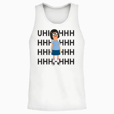 Bob's Burgers Tina Uhhhhhhhh Unisex Tank Top - White