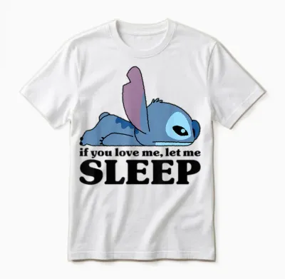 Lilo & Stitch - Sleepy Stitch Unisex T-Shirt - White