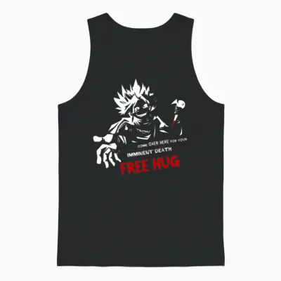 Best Design Melvin Free Hug Unisex Tank Top - Black