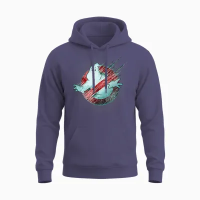 Ghostbusters: Frozen Empire Gefroren No Ghost Logo Unisex Hoodie - Heather Sport Dark Navy
