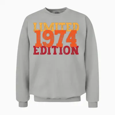 1974 Vintage 50th Birthday Unisex Sweatshirt - Ash